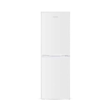 Cookology CFF1855050WH Static 185 Litre Freestanding 50/50 Fridge Freezer, Adjustable Temperature Control, Reversible Doors and Legs, Efficient LED Light, 4 Star Freezer Rating - in White