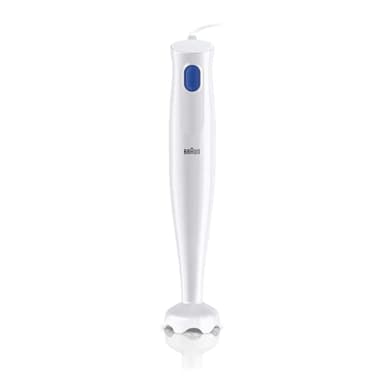 Braun Household hand blender MQ10.000P MultiQuick 1 - Extra light mash bar with EasyTwist system, 450 watts, white