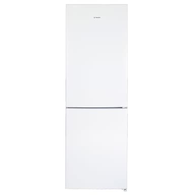 Teknix SMF1440W/E Freestanding 50/50 Fridge Freezer - Upright with 157 Litre Capacity - Low Frost - Reversible Door - White, H144.0 x W48.0 x D49.5 (cm)