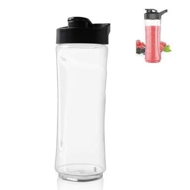 Blender Cup, Blend Active Replacement Bottle Blender Smoothies Bottle Cup Replacement Part | 20oz Sports Bottle Cup Compatible with Lid for BLSTPB BLSTP2 Models Blender (Pack of 1)