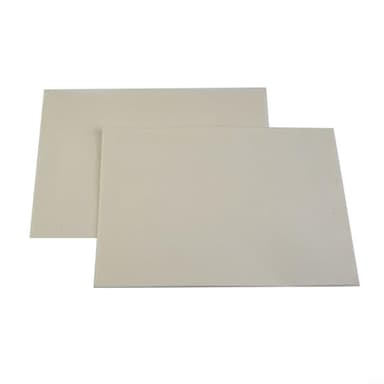 CWOQOCW A4 21 * 29cm High Temperature 3mm Ceramic Fiber Gasket Paper DIY Cut Fireproof Insulation Sheet for Pellet Stove, Wood Stove, Kiln, Boiler(A 2 pcs)