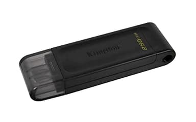 Kingston DataTraveler 70 - DT70/256GB USB-C Flash Drive Black