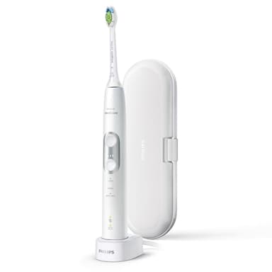 Philips Sonicare HX6877/28 Electric Toothbrush Adult Sonic Toothbrush, Silver, White – Electric Toothbrush (State, Battery, Built-in Battery, Lithium-Ion, 110 – 220 V, 1 Piece)