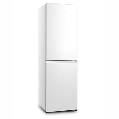 Teknix FFPH1825PW/E 55cm Freestanding 50/50 Fridge Freezer - 256 Litre Capacity - Total No Frost - White with White Handle - E Rated, H182.5 x W55 x D56.2 (cm)