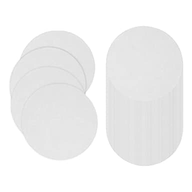 100pcs Ceramic Fiber Paper Glass Fusing Paper Microwave Kiln Paper Paper High Temperature Insulation Gasket or Kiln Stove Furnace