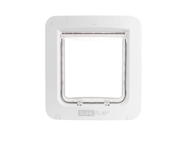 Sure Petcare SureFlap Microchip Pet Door Connect, RFID Collar Tag & Microchip Compatible, Mobile App Control - Installation Accessories Sold Separately - Install in Doors, Windows & Walls, White