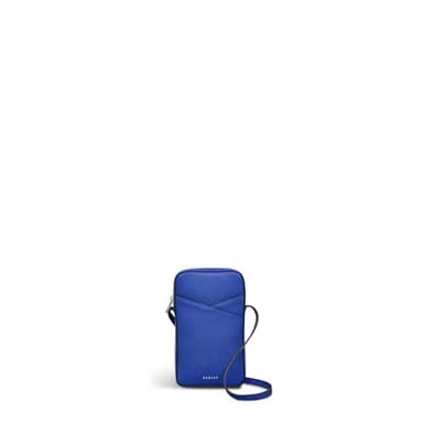 Radley London Alpha Road Women's Grained Leather Medium Phone Crossbody, Blue