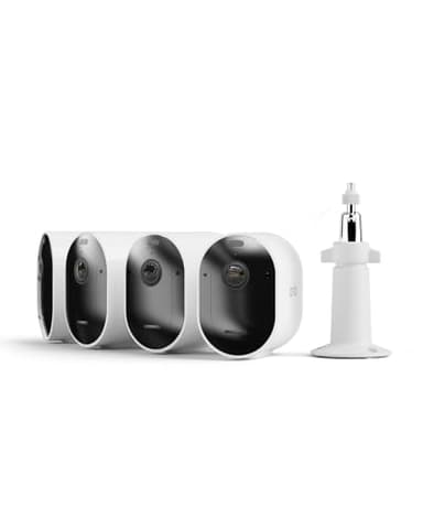 Arlo Pro 5 Security Camera Outdoor Wireless, 2K, Battery Operated, Advanced Colour Night Vision, Dual-Band Wifi, White