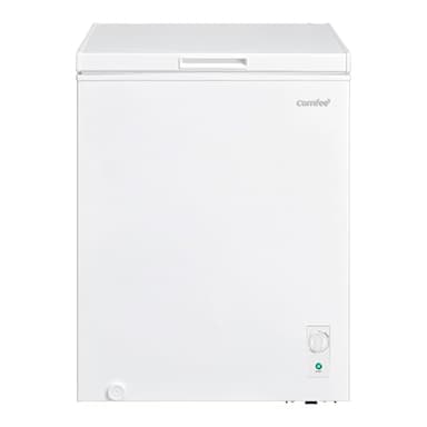 COMFEE' RCC146WH2UK(E) 143L Freestanding Chest Freezer with Digital Temperature Control, 4 Star Freezer Rating, Suitable for Outbuildings, Garages and Sheds, White