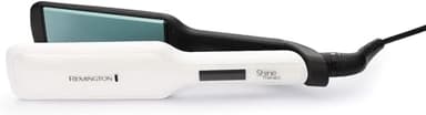 Remington Shine Therapy Wide (45mm) Floating Plate Hair Straightener with Advanced Ceramic coating infused with Moroccan Argan Oil for sleek & smooth glide, 9 settings 150°C–230°C, S8550