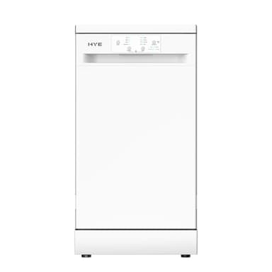 Dishwasher - Slimline Dishwasher With 9 Place Settings, 45cm, Compact & Freestanding Design, White, ECO Program, Quick Wash, Quiet (49 dB) - DW0109PW19