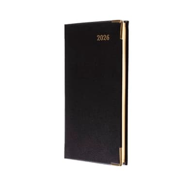 Collins - Classic - Slim 2026 12 Month Calendar Year Planner, Week-To-View with Appointments Pocket Diary - Black (CAPV.99-26)