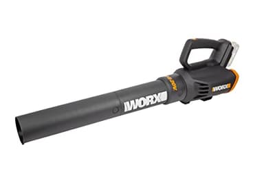 Worx WG547E.9 Cordless Leaf Blower 20V Turbine Technology, Two Speed Levels, One-Hand Operation, Without Battery & Charger, 20 V, Black/Orange