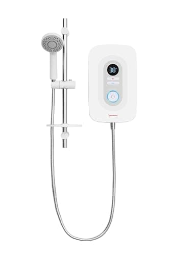 Redring 400000180 Thermostatic Electric Shower, Accurate Temperature Control, SmartFit Technology, 8.5KW, White