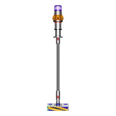 Dyson Detect Absolute V15 Cordless Vacuum Cleaner 369372-01, Yellow & Nickel, 230 W, 0.76 liters, 82 Decibeles