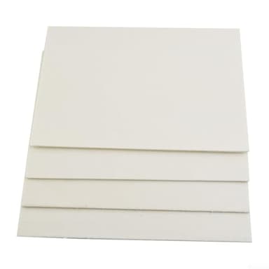 Daaxing A4 Ceramic Fiber Insulation Blanket Sheets,High Temperature Insulation Gasket,Heat Resistant A4 Ceramic Gasket Paper for Flue Pipe Cleaning Doors and Glass Seals(210mm x 297mm x 3mm) (B)