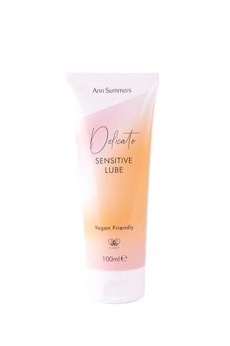 Ann Summers | Delicate Sensitive Lube 100ml | Water Based, Vegan & Fragrance Free | Natural Lubricant Gel Suitable for Sensitive Skin | Water Based Lube