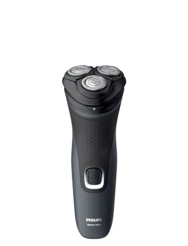 Philips Series 1000 Dry Men's Electric Shaver with PowerCut Blades, Blue Malibu