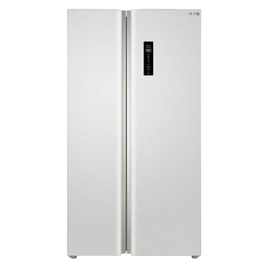 American Style Side By Side Fridge Freezer, 505L, 92cm, No Frost, Silver Finish, 37dB Quiet, Premium American Fridge Freezer for Modern Kitchens, Ideal For Large Families - RF01AM505S07