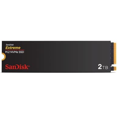 SanDisk Extreme 2TB M.2 NVMe SSD, Internal SSD, PCIe Gen4.0, up to 5150 MB/s read speeds, nCache Technology, 5 Year Warranty