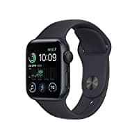 Apple Watch SE (2nd Gen) (GPS, 44mm) - Midnight Aluminium Case with Midnight Sport Band, Extra Large (Renewed)