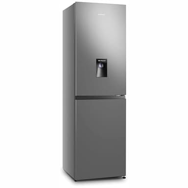 Teknix FFH1825WS 55cm Freestanding 50/50 Fridge Freezer - 256 Litre Capacity - Total No Frost - Silver - E Rated, H182.5 x W55 x D56.2 (cm)