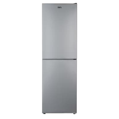SIA SFF17654SE 50/50 Split Freestanding 252L Combi Fridge Freezer with 4* Freezer Compartment in Silver, Low Frost, Electronic Temperature Control, E Rated, Includes 2 Years Parts & Labour Warranty