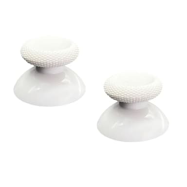VicRole 2PCS White Replacement Thumbsticks for Meta Quest 3, Quest 3S Controller, Analog Thumb Sticks for Oculus Quest 2, for Quest Pro - High Precision Design, Durable Material, Tools Included
