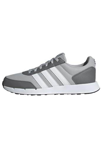 adidas Unisex Run 50s Shoes, Grey Two/Cloud White/Grey Four, 9 UK