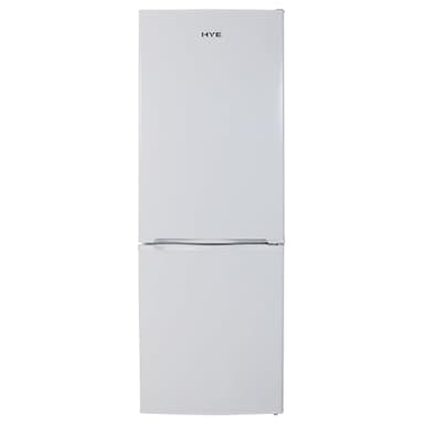 HYE Fridge Freezer - Small 60/40 Freestanding Fridge Freezer, 143.9cm Height, 50cm Width, 151L Capacity, Quiet 38 dB Operation, Suitable for Couples & Families, White - RF01FF151W24