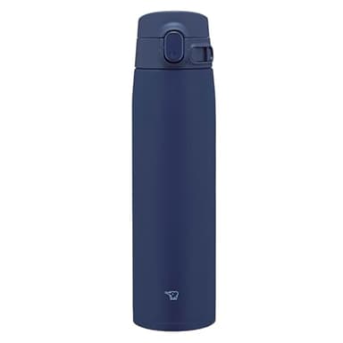 Zojirushi Mahobin SM-VB72-AM Stainless Steel Mug, Water Bottle, Large Capacity, 24.3 fl oz (720 ml), One-touch Type, Seamless Stop, Only 3 Cleaning Points, Marine Blue
