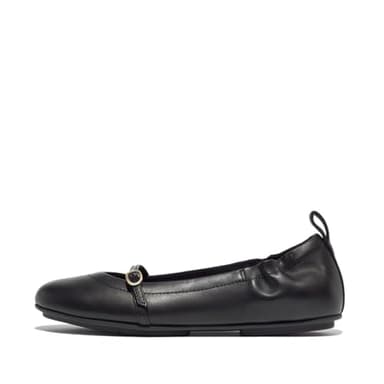 Fitflop Allegro Soft Leather Mary Janes Black