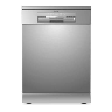 Baridi Freestanding Dishwasher, Full Size, Standard 60cm Wide with 14 Place Settings, 8 Programs & 5 Functions, LED Display, Silver - DH167
