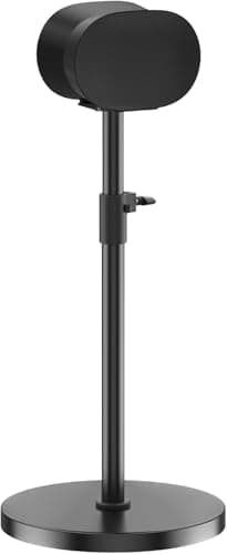 Heavy Duty Speaker Stand for Sonos Era 300 Stand, Adjustable Height 33"-42" for Sonos Era 300 Floor Stand with Cable Management Hold up to 30 Lbs for Sonos Era 300 Speaker, Single