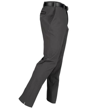 Stromberg Men's Weather Tech Stretch Golf Trousers - Waterproof & Breathable 3-Ply Fabric with Thermal Layer - Non-Iron, Stain Resistant Polyester Blend for Comfort & Performance on The Course Grey