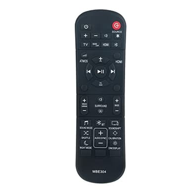 VINABTY Replacement Remote Compatible with JBL 9.1 Soundbar 5.1 Soundbar 3.1 Soundbar 2.1 Soundbar 2.0 Soundbar 5.1 Surround Sound Bar System