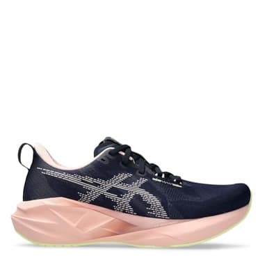 ASICS Women's NOVABLAST 5 Sneaker, Midnight/Breeze, 4 UK