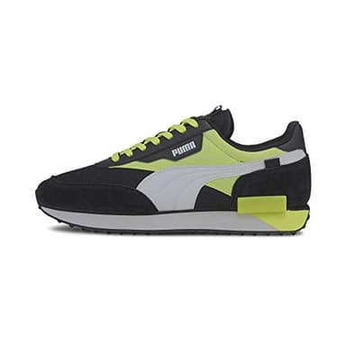 PUMA Future Rider Contrast Lace-Up White Synthetic Mens Trainers 374763_01