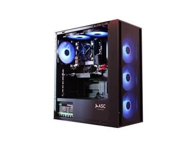 Gaming PC Tower, Intel Core i7-3770, 16GB RAM, GT 730 2GB Graphics, 1TB HDD + 256GB SSD, Windows 11, Black 6 Fan RGB Case – High Performance Setup