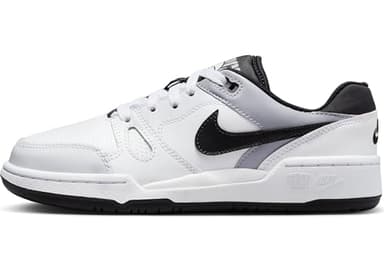 NIKE Full Force Gs Sneaker, White Black Pewter, 4 UK