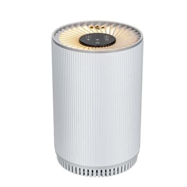 AIUZLK Air Purifiers for Bedroom Home with 3 Stage H13 HEPA Filter,22dB Quiet Desktop Small air Purifier with Night Light,3 Timing,Suitable for Smoke,Pet Dander,Hair,Odors.KJ80