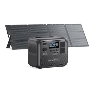 BLUETTI Portable Power Station AC70 with 200W Solar Panel, 768Wh Solar Generator with 2 1000W (Power Lifting 2000W) AC Outlets, 100W Type-C, 0-80% in 45 Min., LiFePO4 Backup Power for Camping, Travel