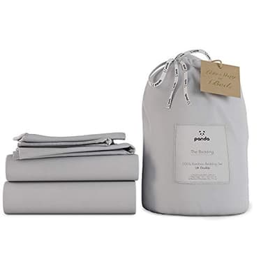 Panda London Bamboo Complete Bedding Set - Eco-Friendly, Hypoallergenic, Full Set for Comfort