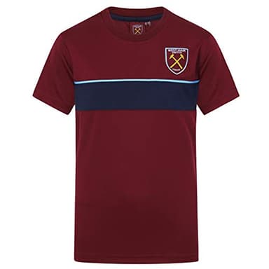 West Ham United FC Official Gift Boys Poly T-Shirt Claret 10-11 Years LB