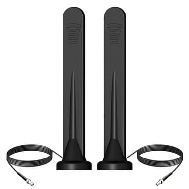 12dBi External 4G LTE 5G TS9 Magnetic Base Antenna Compatible with Netgear AT&T Nighthawk MR6110 MR6500 M6 Pro M5 MR5100 MR5200 M1 MR1100 Verizon Hotspots Router（Pack of 2），Slinkdsco