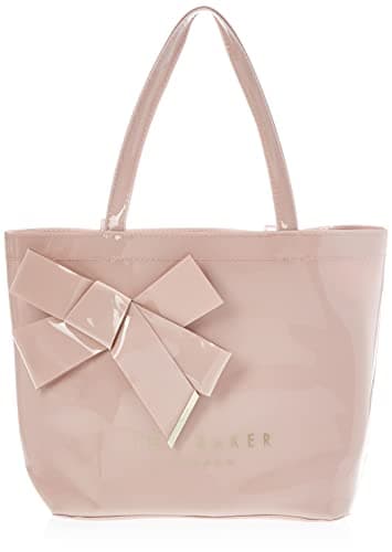 Ted Baker Women's Nikicon Vinyl Bow Shopper, Pl-pink, One Size UK
