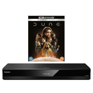 Panasonic DP-UB820 Zone Free MULTIREGION DVD Regions 1-8 - Blu-ray Region A, B & C - Bundle Including Dune 4K UHD Disc