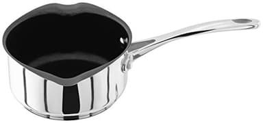 Stellar 7000 Stainless Steel 14cm Non Stick Milk Pan with Dual Pouring Lips