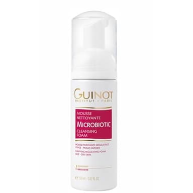 Guinot Microbiotic Mousse, Cleansing Foam Facial Cleansing for Oily Skin 150 ml