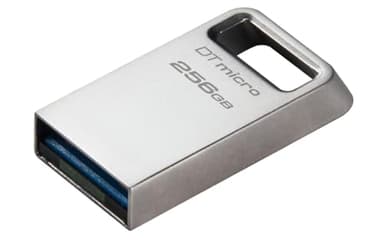 Kingston DataTraveler Micro USB Flash Drive 256GB 200MB/s Metal USB 3.2 Gen 1 - DTMC3G2/256GB